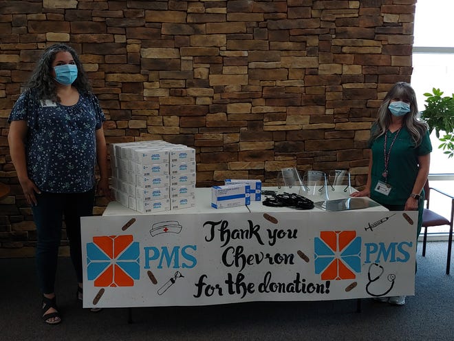 Chevron donated PPE in the Permian Basin.
