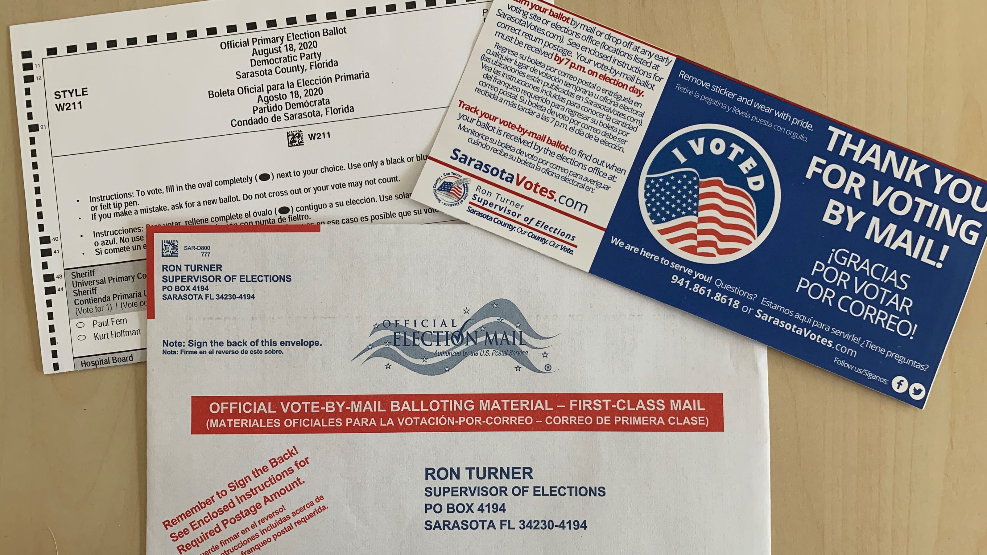Florida elections officials urge voters to return mail ballots quickly