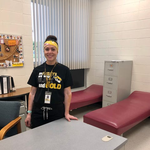 Heather Sloma-Weber is the school nurse for elemen