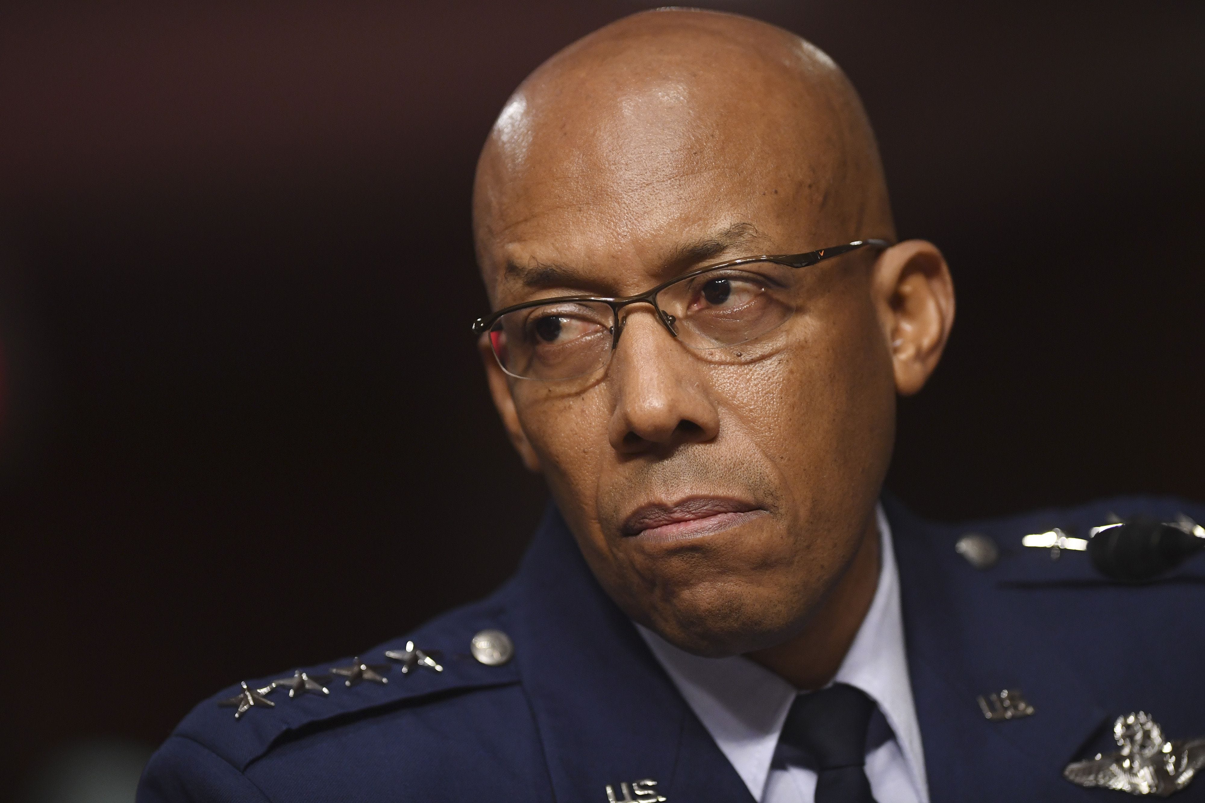 Gen. Charles Brown, the first Black general to lead one of the military services, was sworn in as Air Force chief of staff in August.