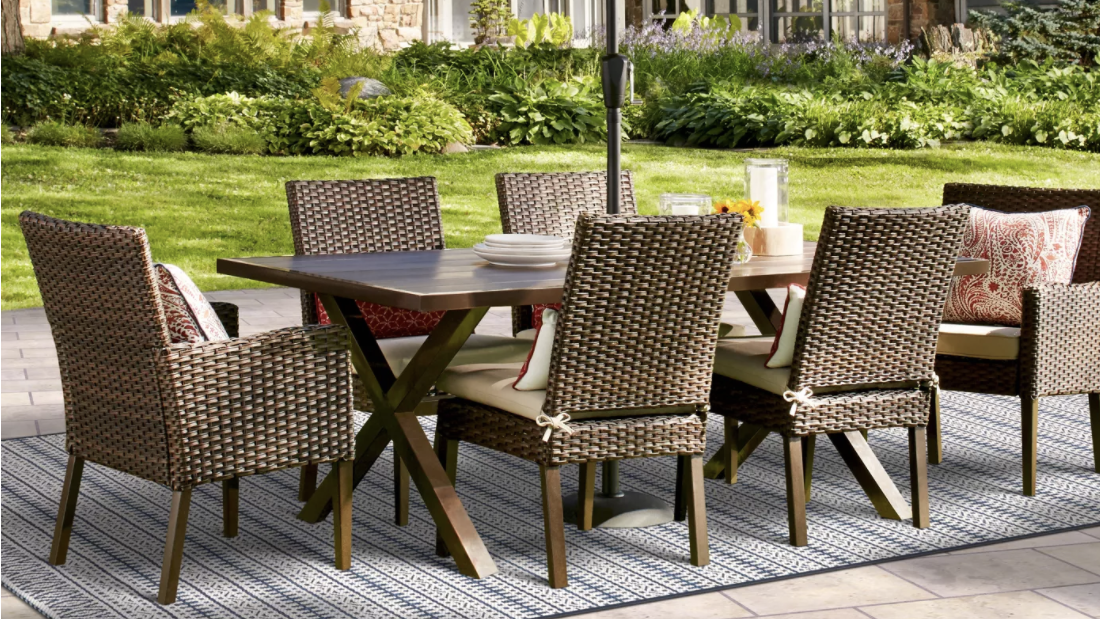 Patio Furniture Outdoor Dining Tables Rugore At Target - Patio Seating Sets Target