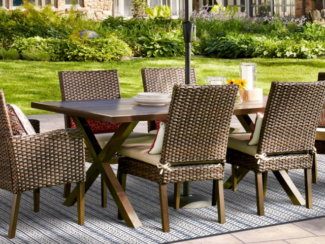 Patio Furniture Sale Shop Outdoor Dining Tables Rugs And More At