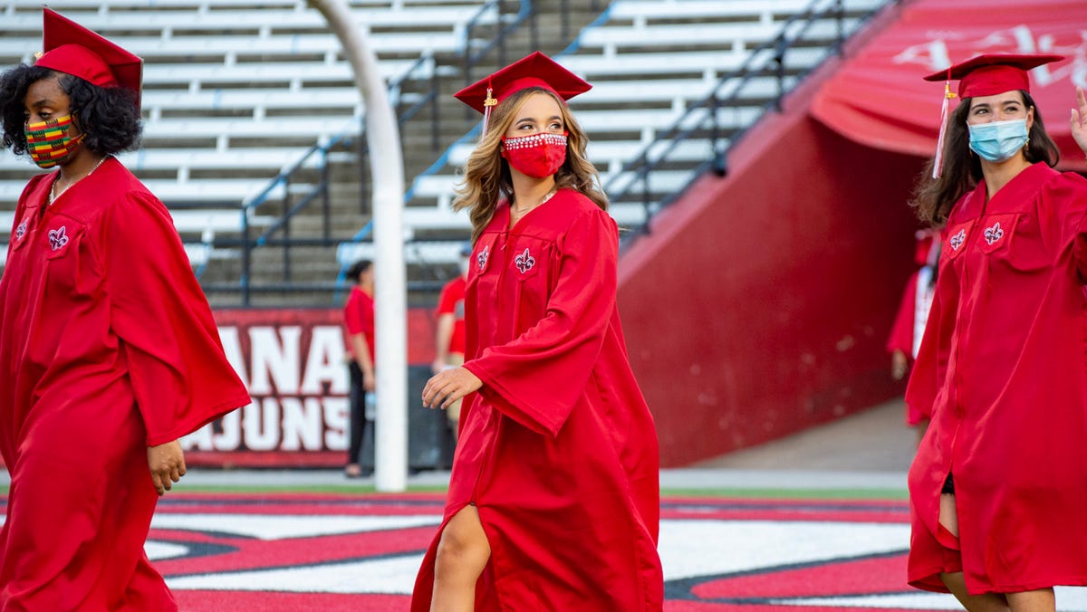 University of Louisiana at Lafayette summer 2020 Commencement ceremony