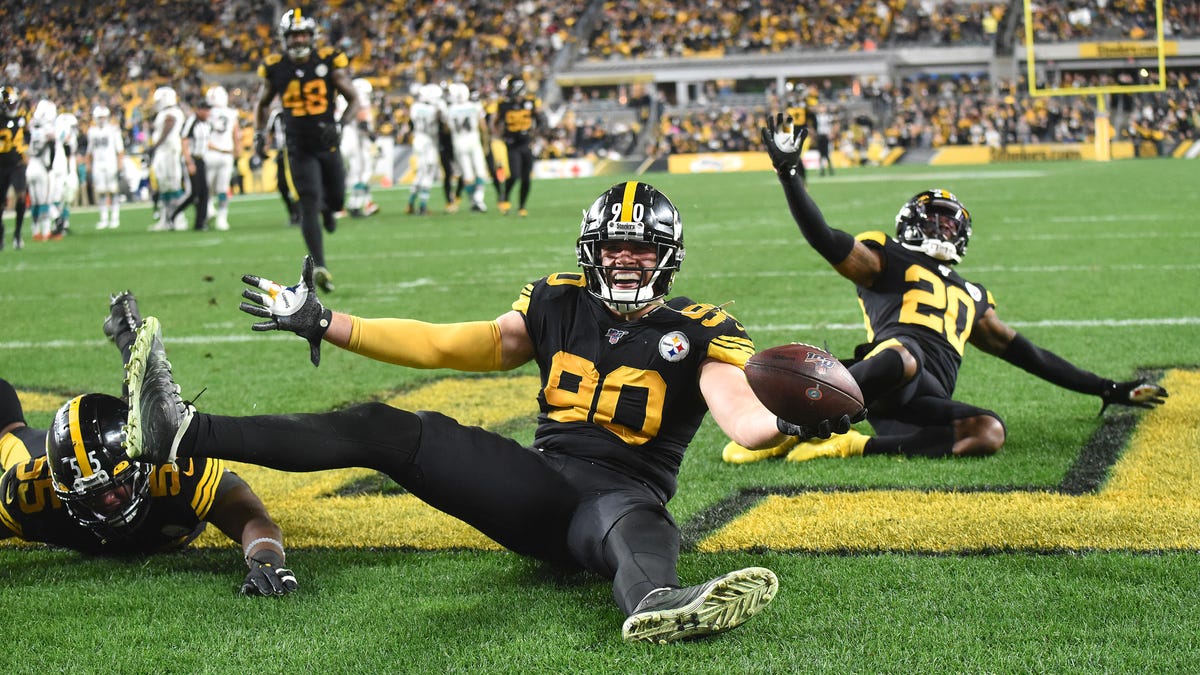 Linebacker T.J. Watt leads a rejuvenated Steelers defense after registering an All-Pro season in 2019.