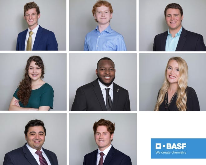 Eight engineering students from universities across Louisiana recently completed a summer internship program at BASF’s site in Geismar.