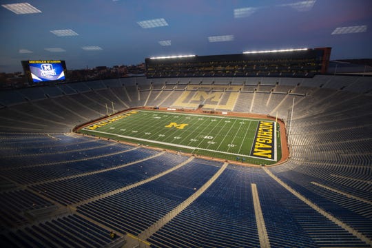 There is will be no fans and no football this year at Michigan Stadium this season as the Big Ten football season has been cancelled due to concerns over the spread of the coronavirus and the Covid-19 illness.