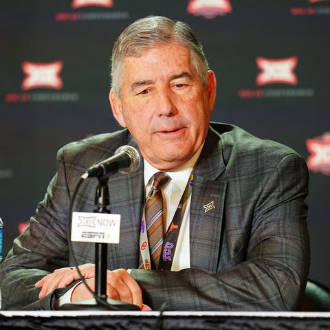 Big 12 commissioner Bob Bowlsby in March.