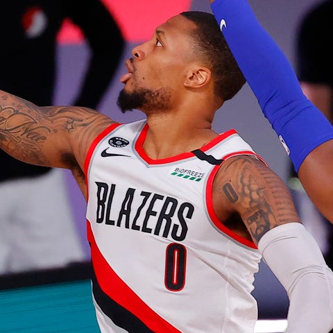 Damian Lillard notched his fifth 50-point game of 