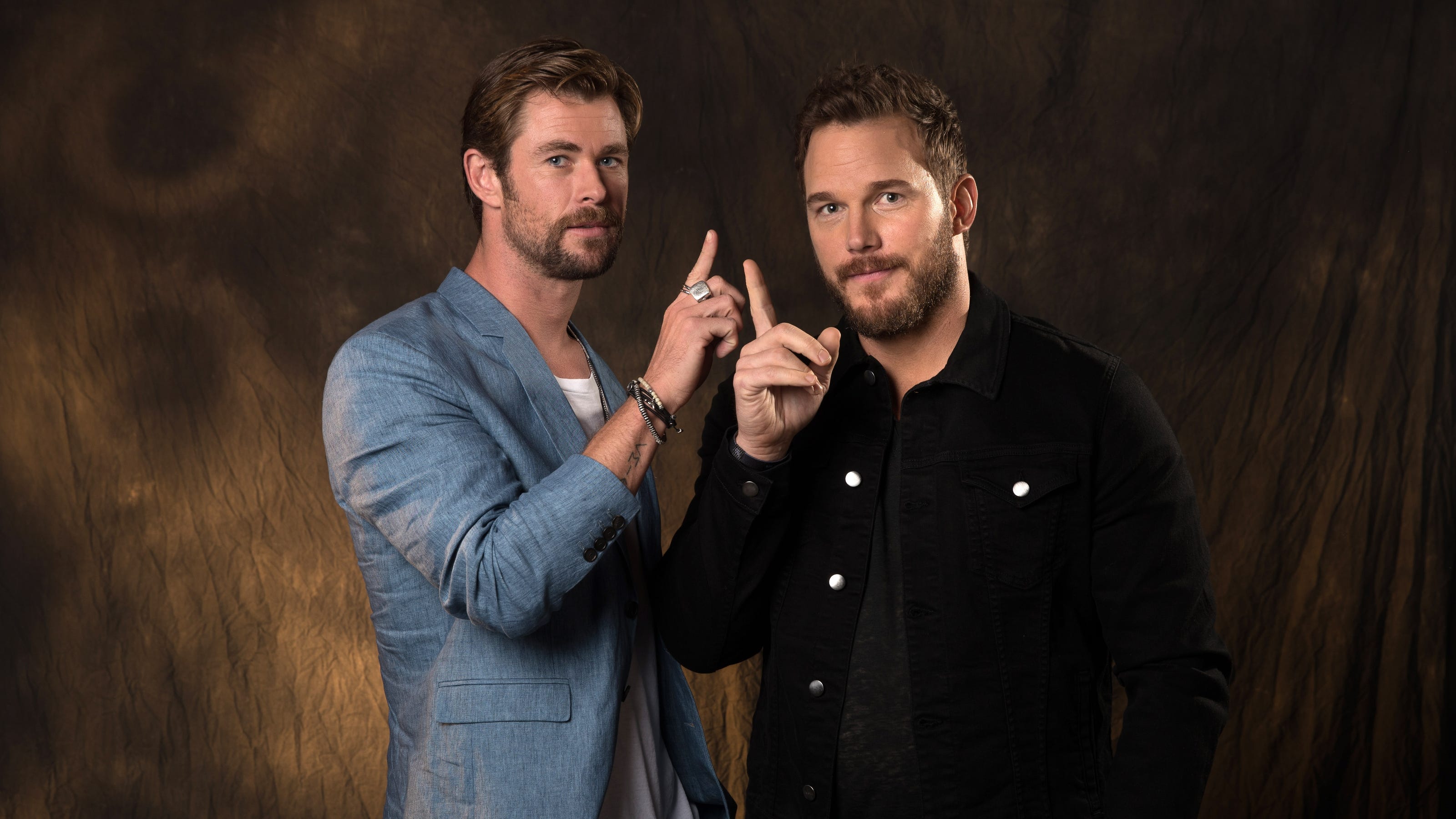 Chris Hemsworth trolls Chris Evans on his 40th birthday, posts photo with Chris Pratt - USA TODAY