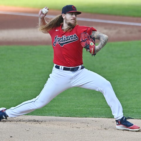 Cleveland Indians starting pitcher Mike Clevinger 