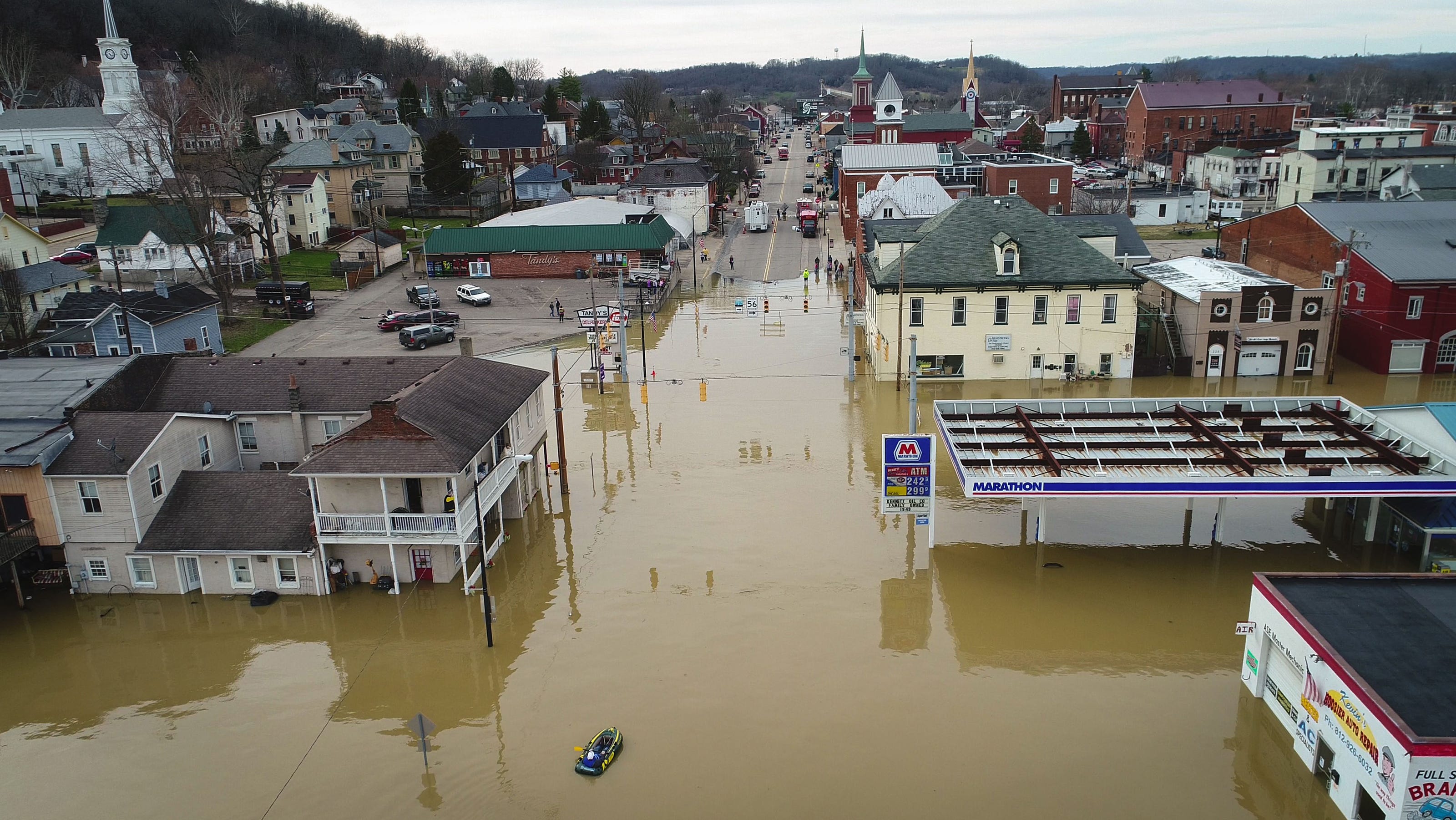 113,000 more homes at risk of flooding in Indiana, a report says