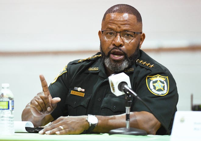 Clay County Sheriff Darryl Daniels was arrested Thursday after a year-long investigation. [Bob Self/Florida Times-Union]