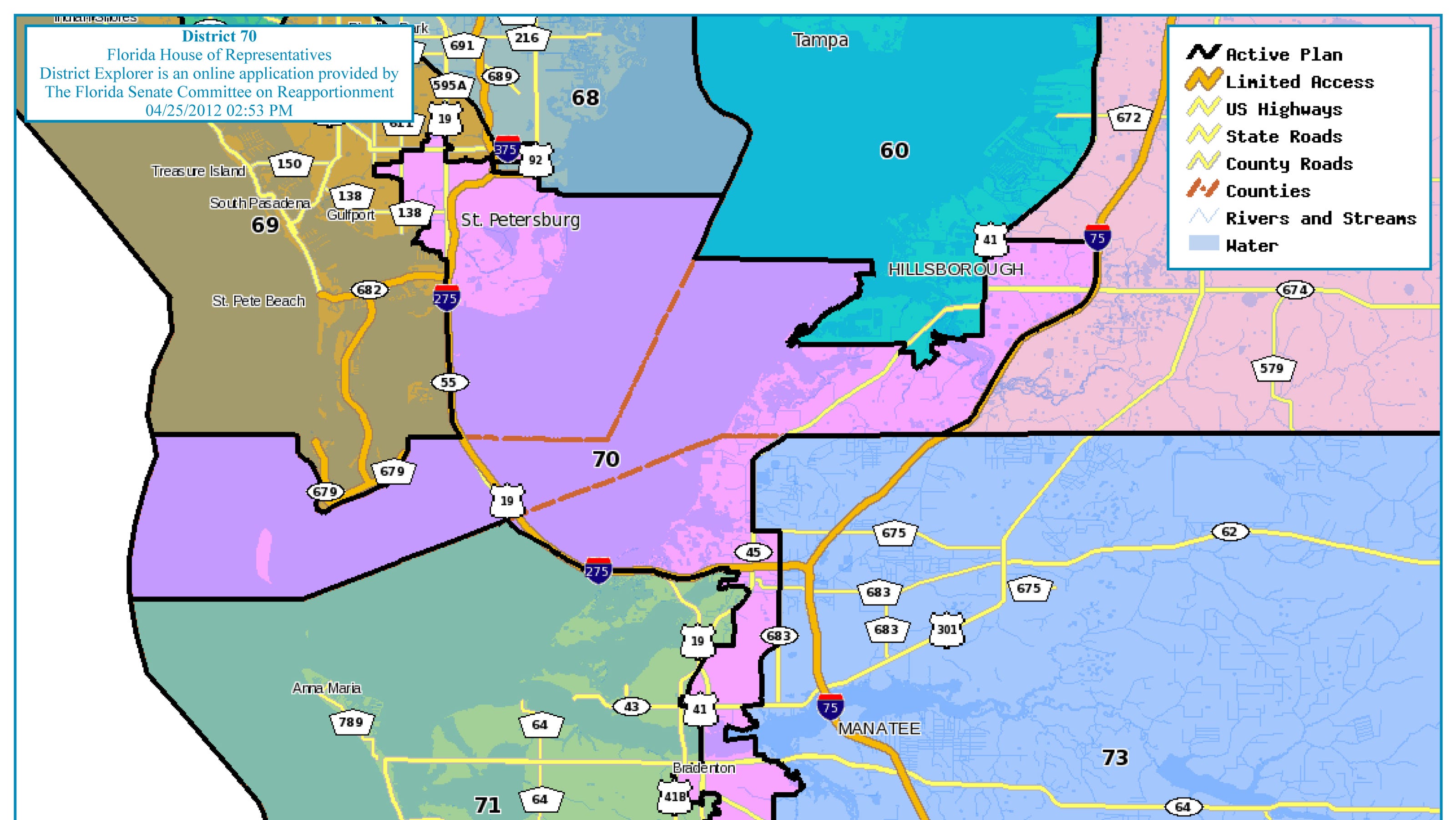 The District 70 State House Seat Covers Part Of Sarasota And Bradenton