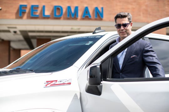 Jay Feldman of Feldman Automotive Group at Feldman Chevrolet of New Hudson on August 13, 2020.