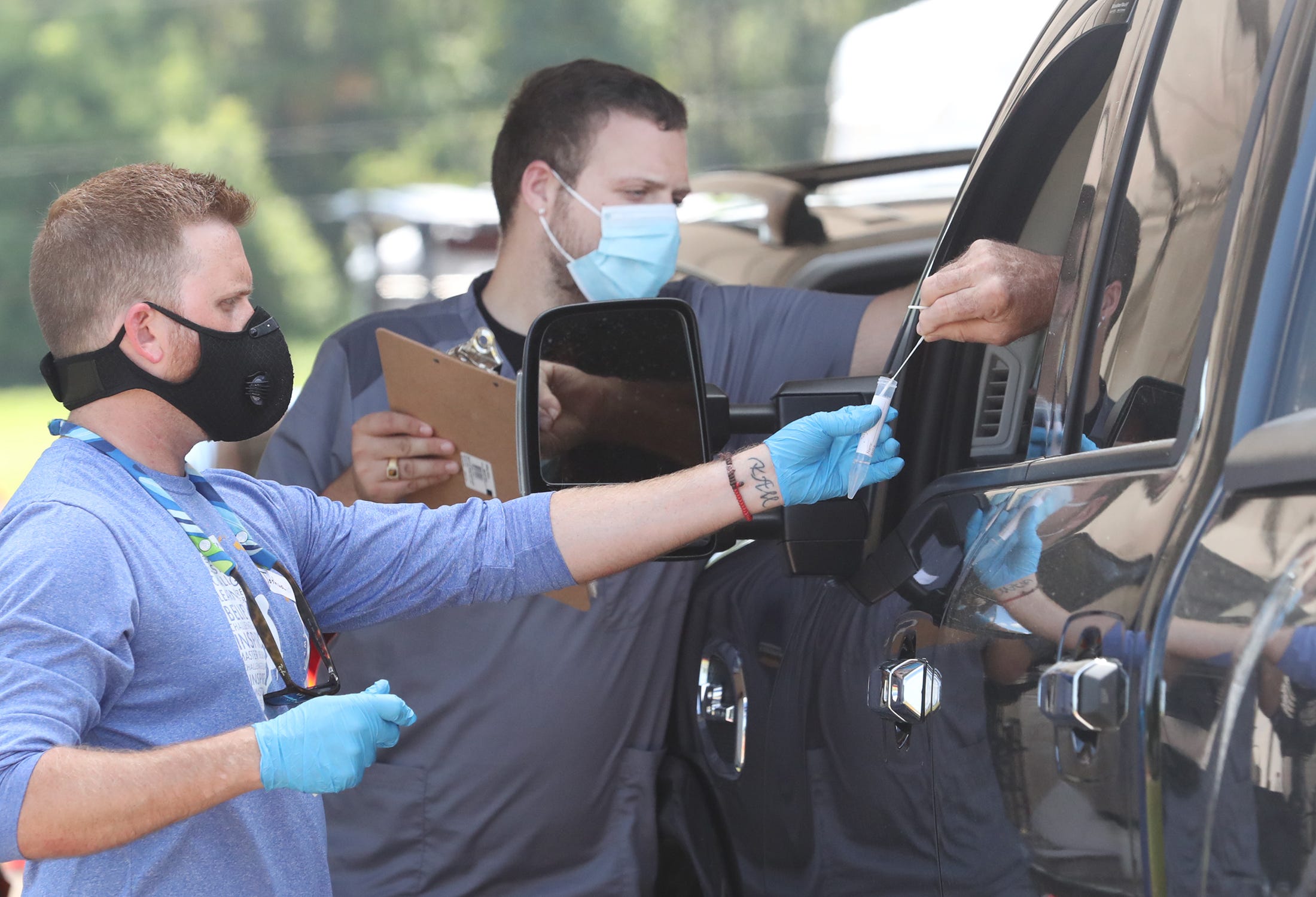 Volusia County Fairgrounds Coronavirus Testing Underway