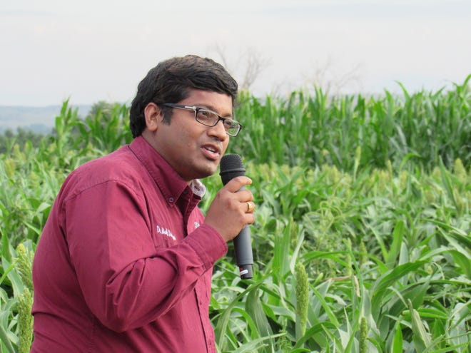 Murali Darapuneni is an assistant professor of semi-arid cropping systems in New Mexico State University’s Department of Plant and Environmental Sciences. He published two journal articles that illustrate two projects geared toward helping farmers use scarce water resources more efficiently.