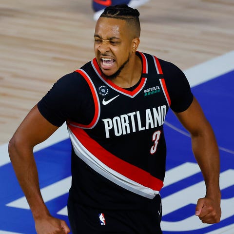 C.J. McCollum scored 29 points for the Blazers, in