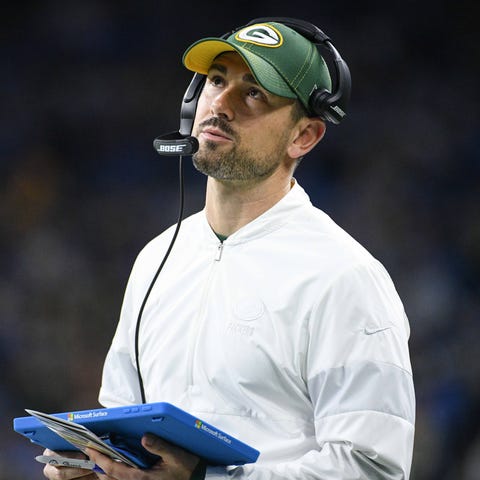 Green Bay Packers head coach Matt LaFleur is tryin