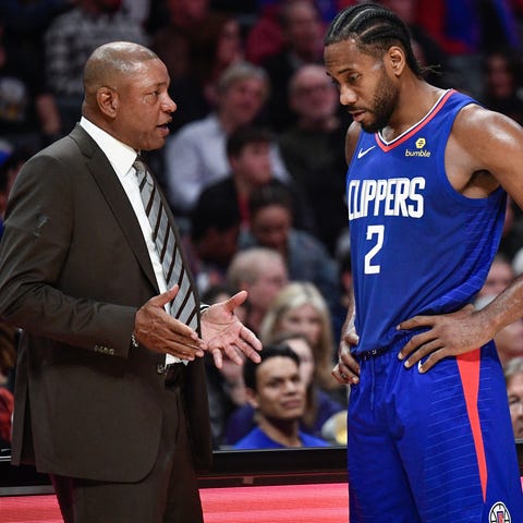 Kawhi Leonard, Doc Rivers and the Clippers open th