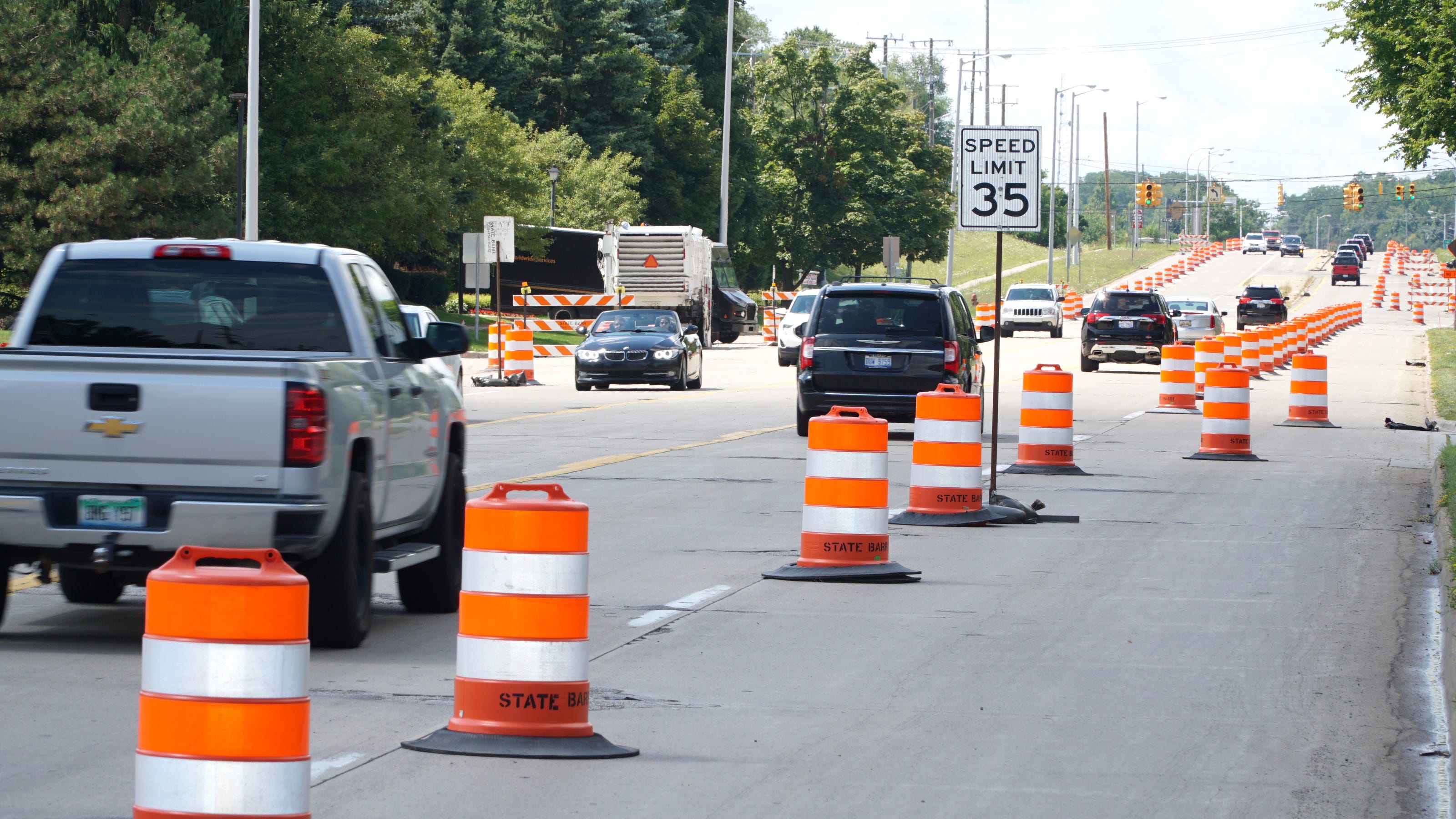 Stretch on Seven Mile Road in Livonia being repaired through October