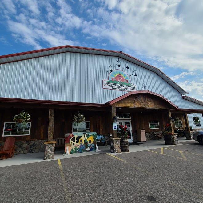 Feltz Dairy Store sells cheese, milk, ice cream, chocolates, eggs, meat, soaps, candles and more, all locally sourced or right from the Feltz farm.