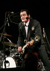 Unknown Hinson performs at Day 2 of Texas Rockabilly Revival on May 17, 2008 at Stubb's BBQ in Austin, Texas.
