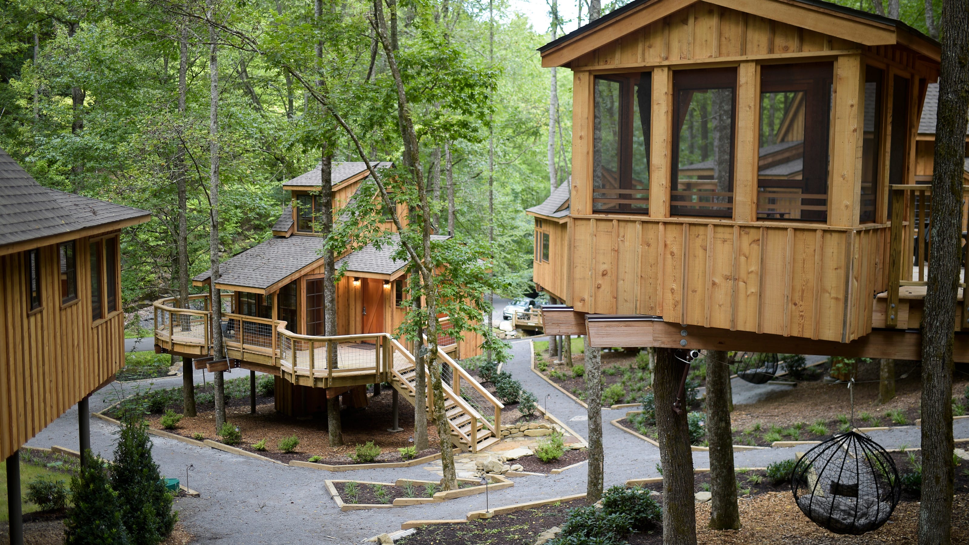Treehouse Grove in Gatlinburg lets guests rent a luxury treehouses Treehouse Grove in Gatlinburg lets guests rent a luxury treehouses
