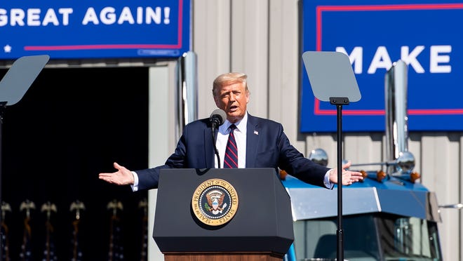 Trump Tries Old Forge Pizza After Scranton Area Rally