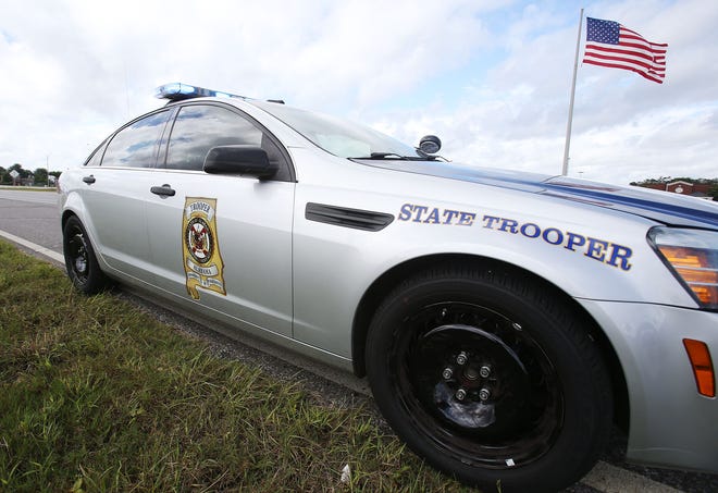 Alabama Law Enforcement Agency State Trooper patrol car is seen. [File staff photo]