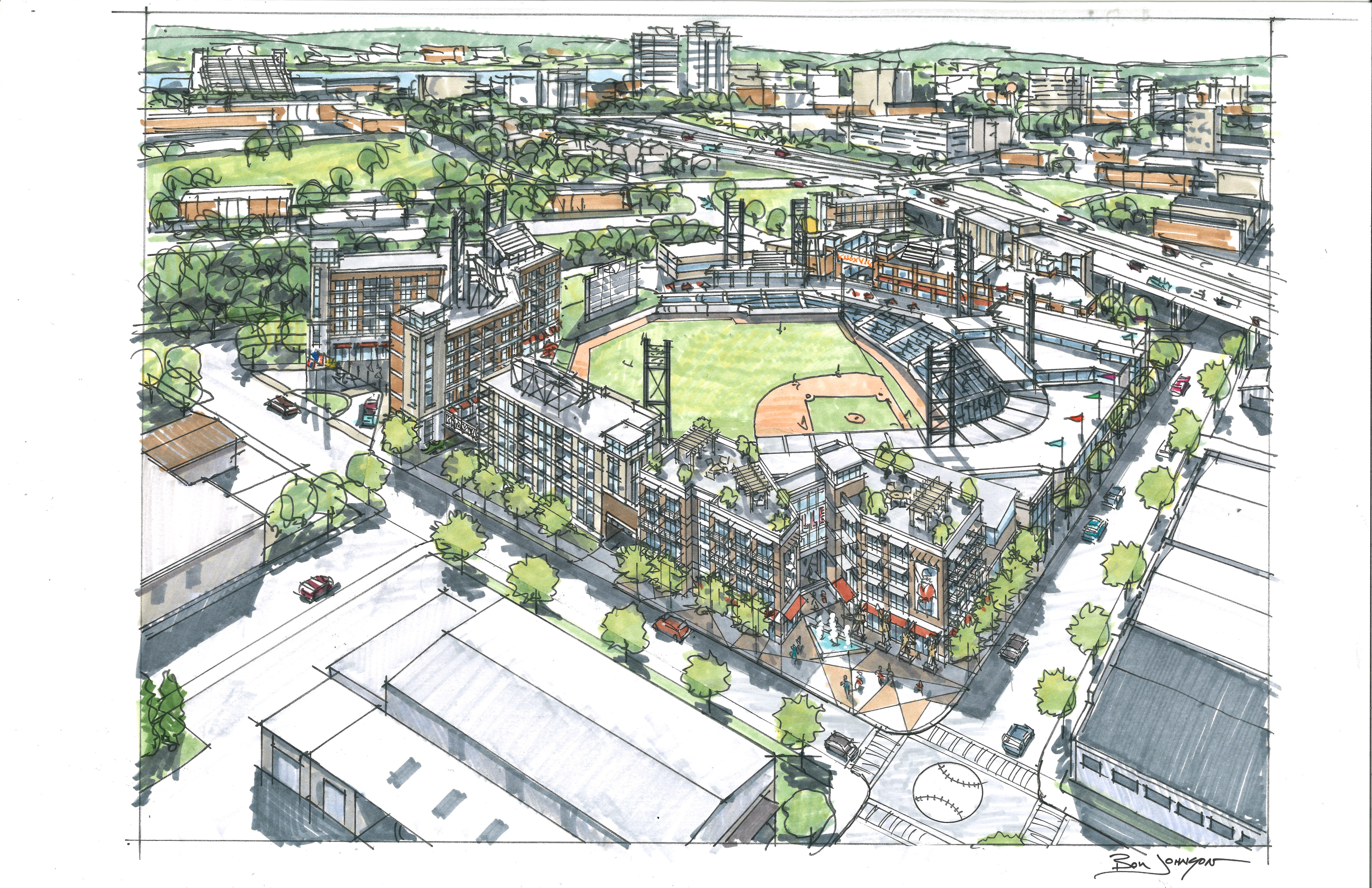 Tennessee Smokies 2022 Schedule Proposed Downtown Knoxville Smokies Stadium Could Include Grocery