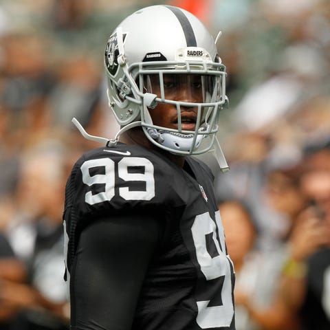 Defensive end Aldon Smith hasn't played in a regul