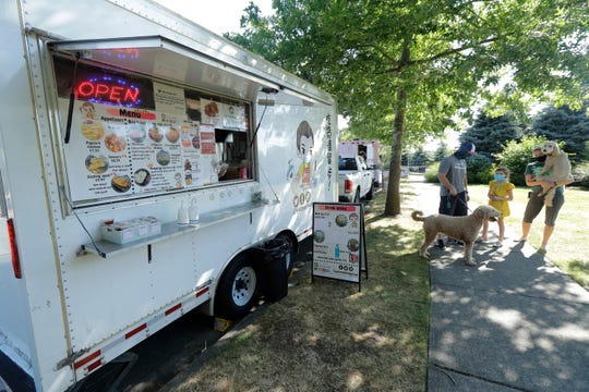 YS Street Food food truck on Aug. 10, 2020, near the suburb of Lynnwood, Wash., north of Seattle.