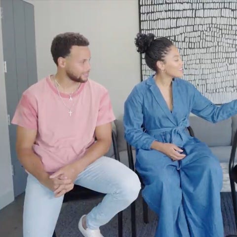 Stephen Curry, his wife Ayesha and daughters Ryan 