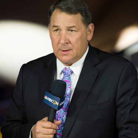 NBC Sports analyst Mike Milbury in 2014.