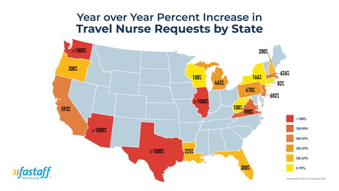 Traveling Nurse Fights Covid 19 In Hot Spots Around United States