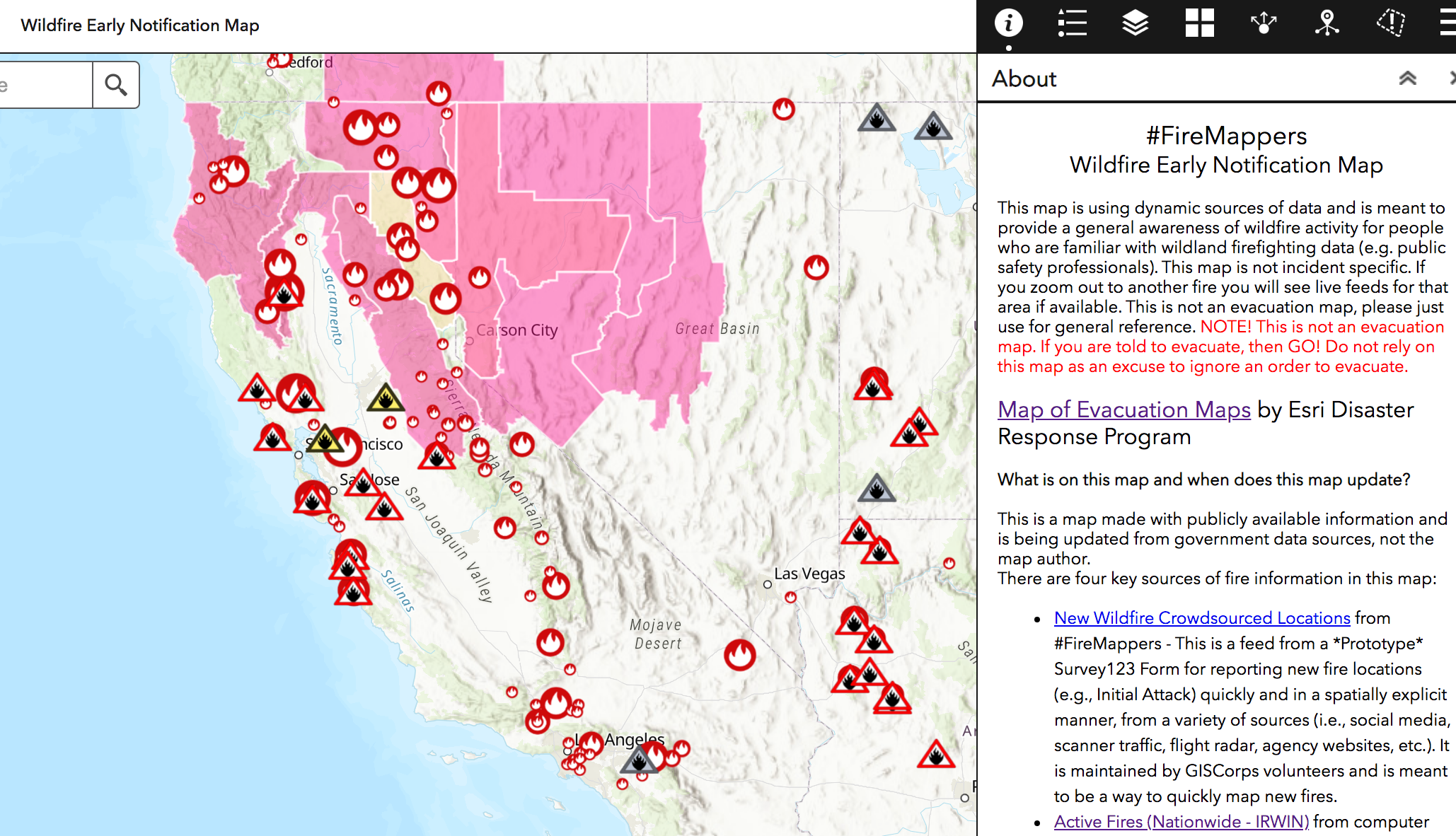 wildfire map of the usa