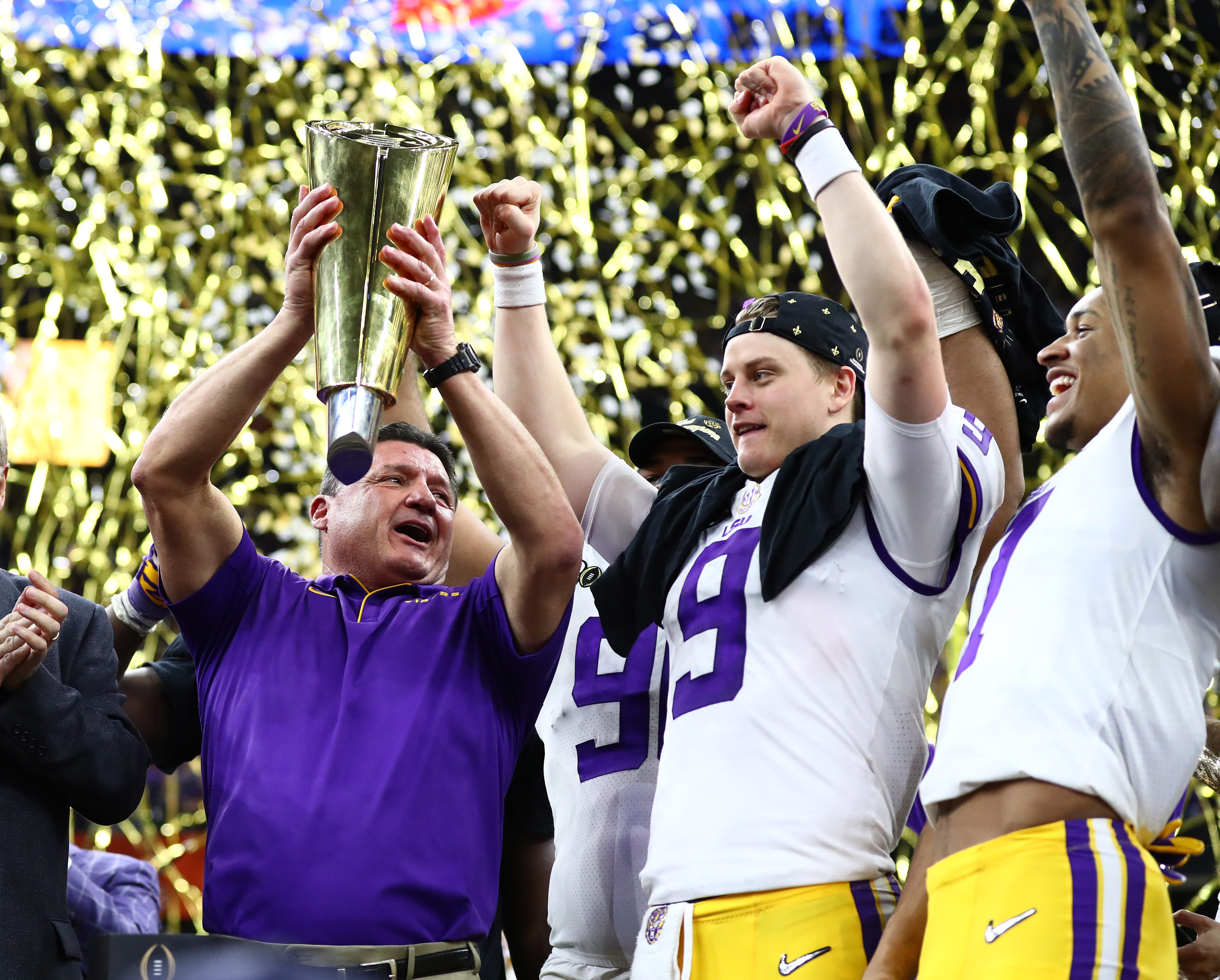 Mona Lisa Standard få College Football Playoff champions ranked, starting with LSU, Alabama