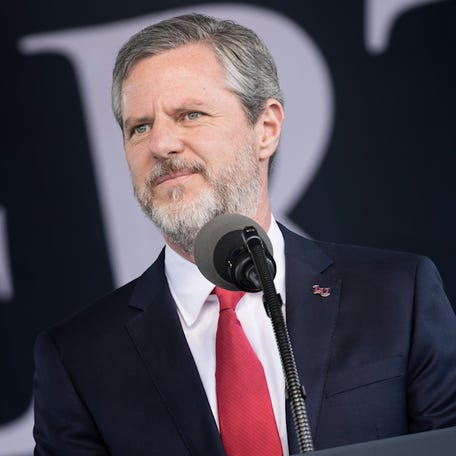 Jerry Falwell Jr., president of Liberty University, has resigned from the school amid reports of his wife's sexual relationship with a business partner.