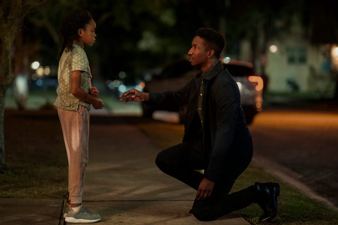 A single father (Mamoudou Athie, with Amanda Christine) undergoes an experimental treatment after losing his wife and memory in a car accident in "Black Box."