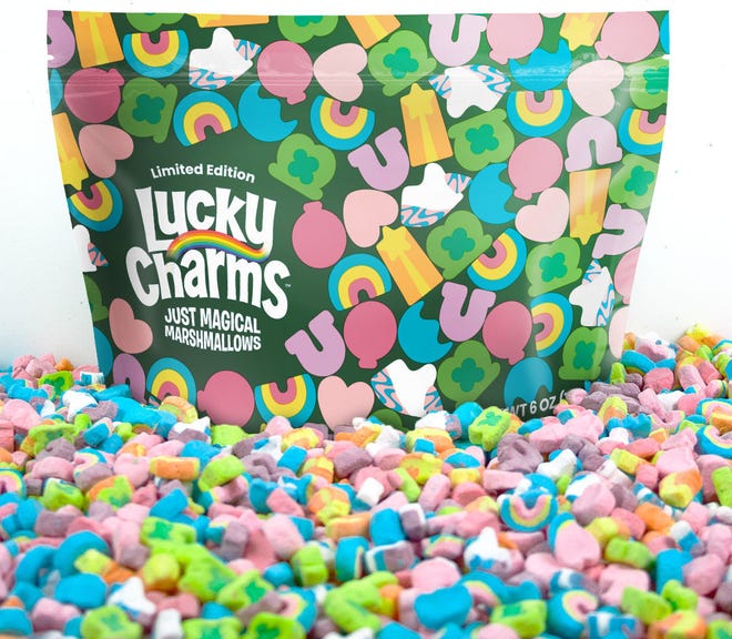 Box of lucky charms marshmallows