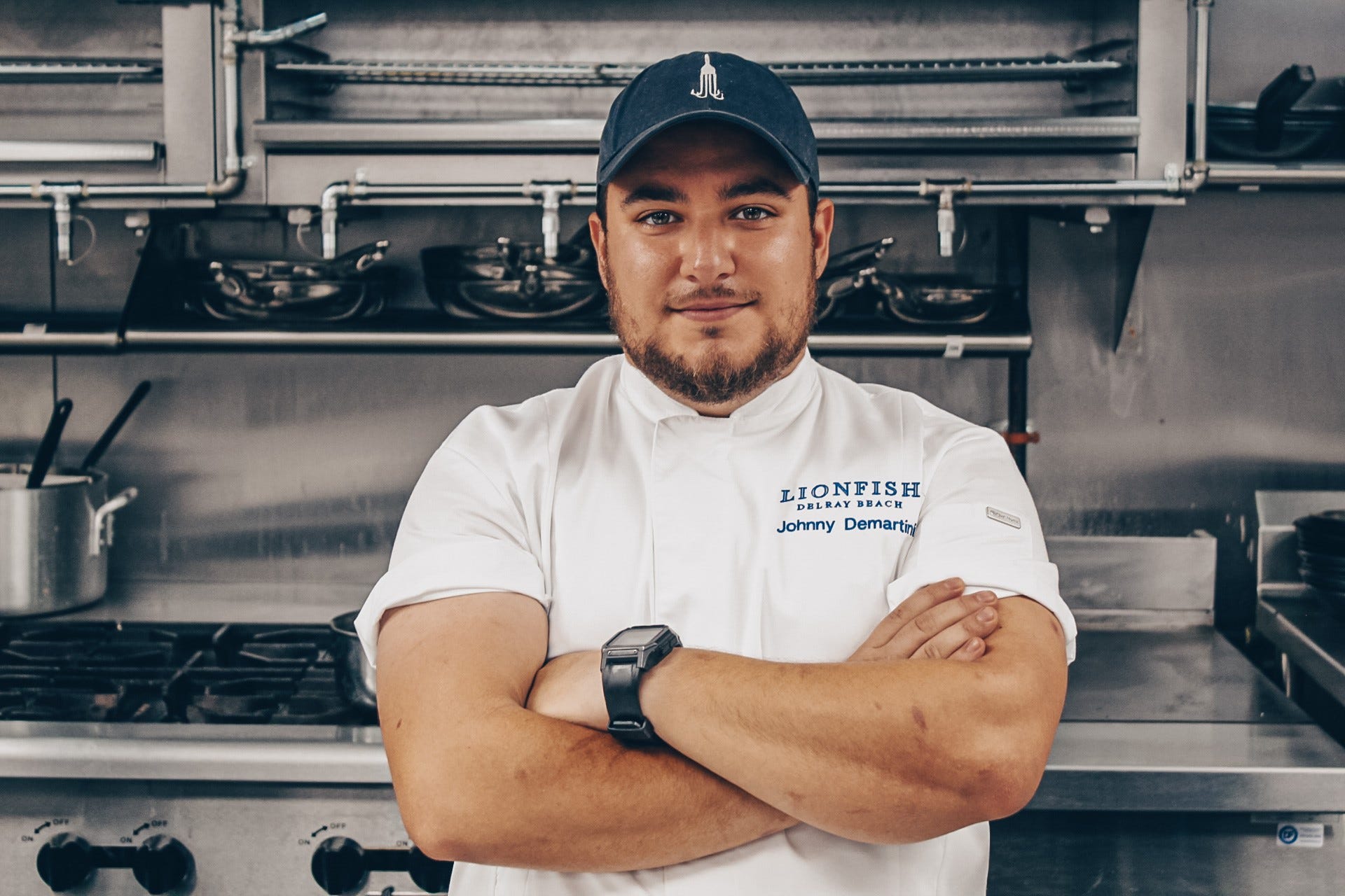 Lionfish Delray's executive chef is Johnny Demartini. [Photo by Scott Diel]