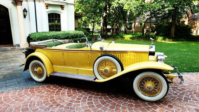 This 1928 Rolls-Royce 40/50 HP Phantom I Ascot Dual Cowl Sport Phaeton, which Robert Redford drove while portraying Jay Gatsby in the 1974 film "The Great Gatsby," will be auctioned online by Classic Promenade Auctions starting Oct. 12.