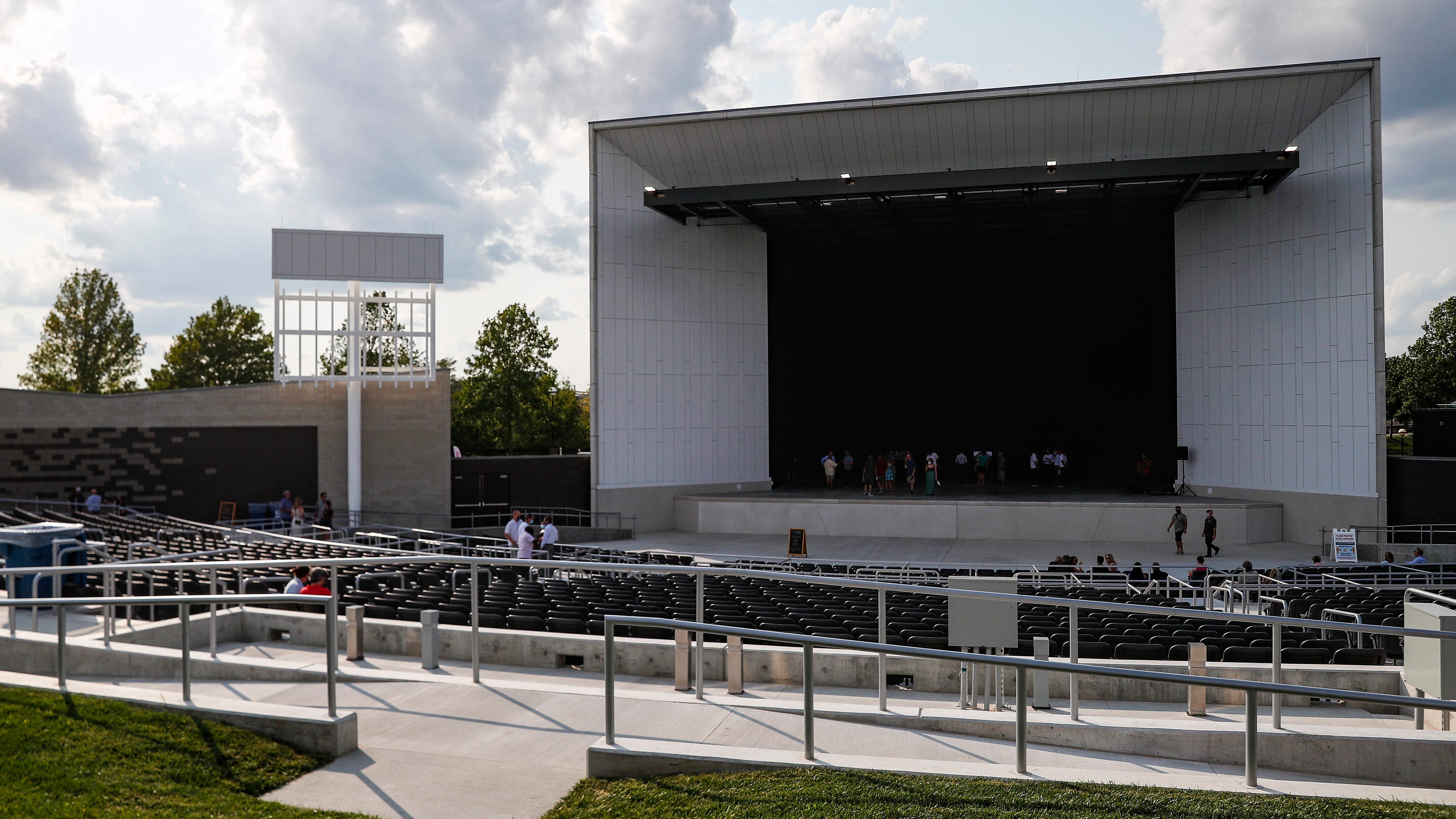 White River State Park revamped venue to host its first public concert