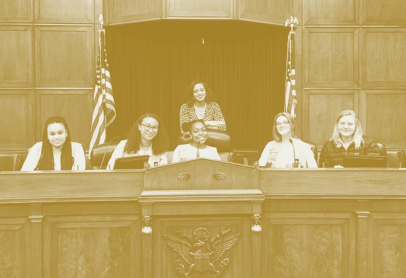 Girl Scouts learn about the federal government in Washington, D.C., in 2019.