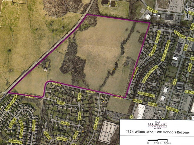 Wcs Proposes Rezone For New Spring Hill Elementary School Williamson County Rezoning Map 2022