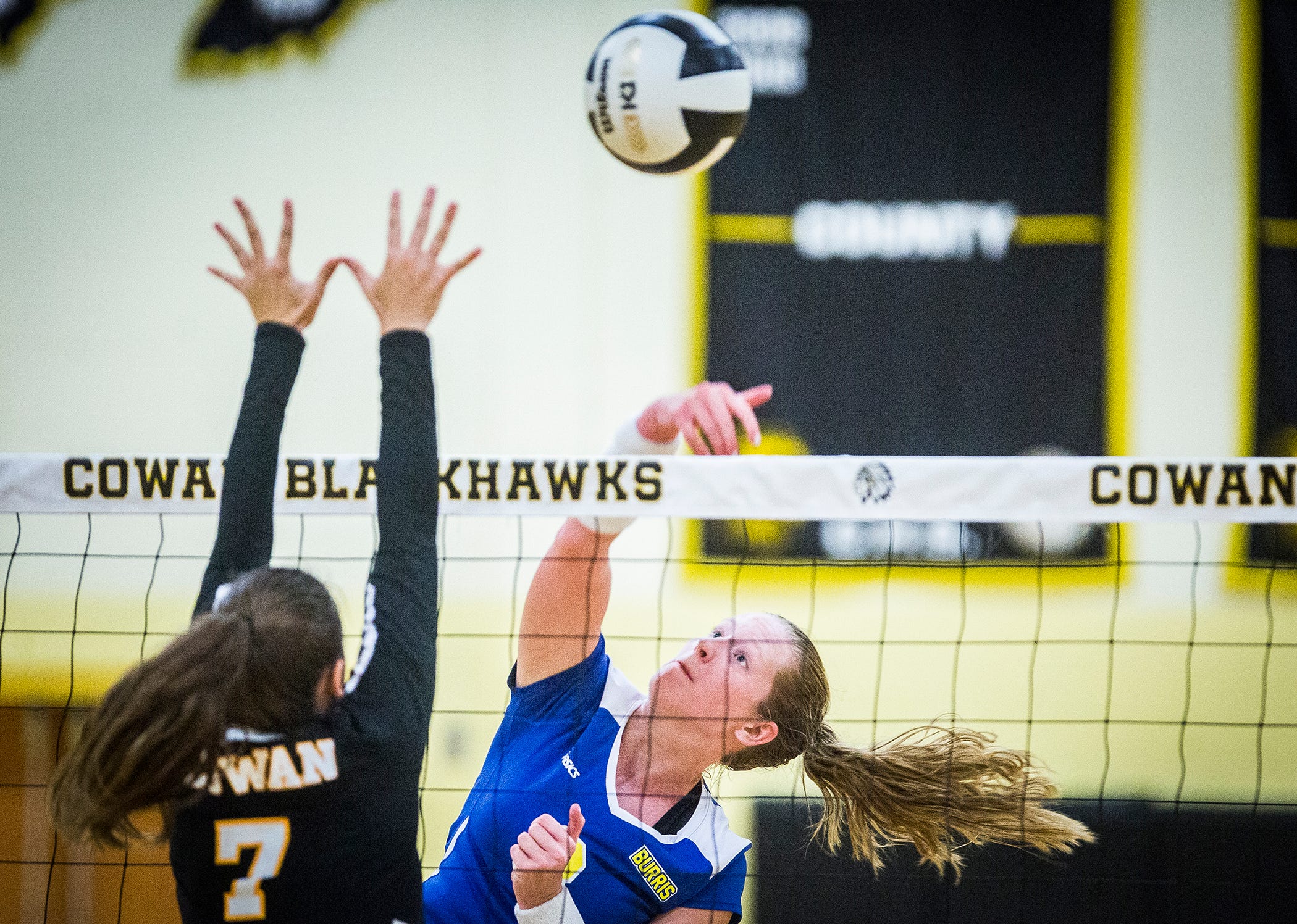 Indiana high school sports Muncie Central, Burris volleyball each win