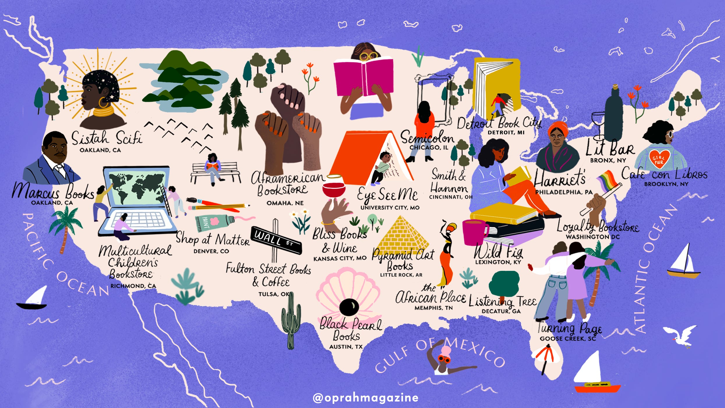 Oprah S Magazine Makes Guide To 117 Black Owned Bookstores In America