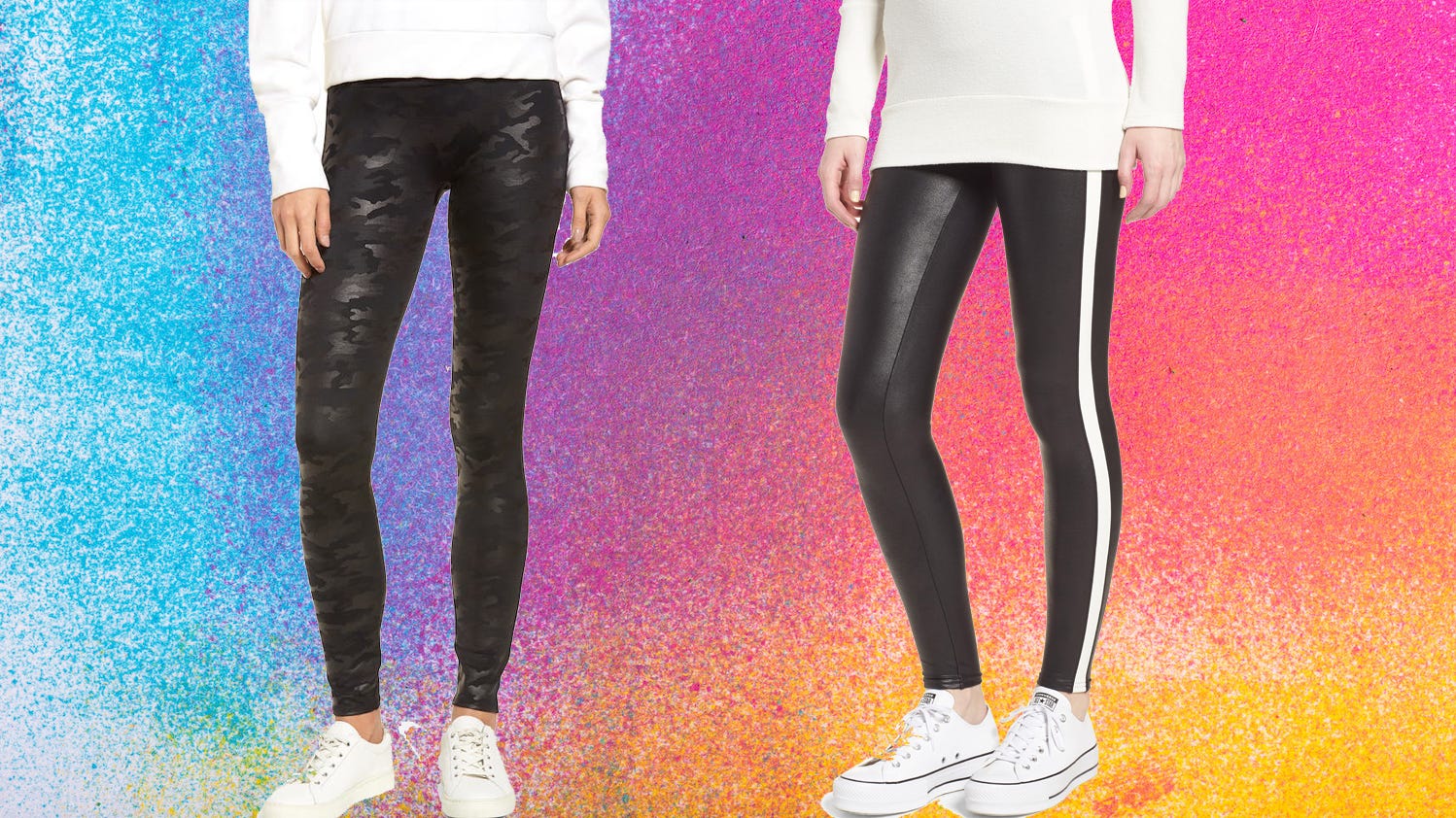 long leather leggings
