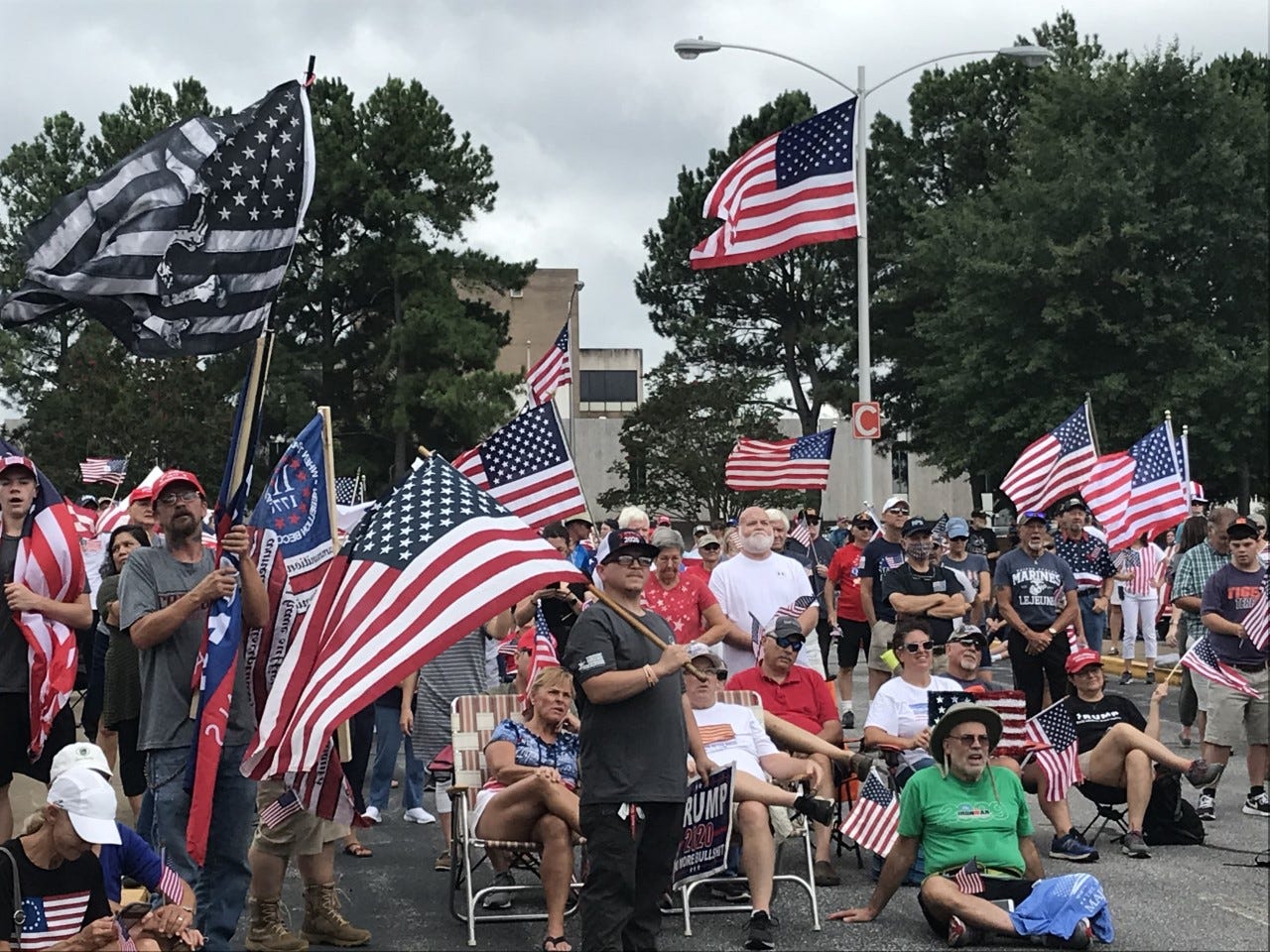 betsy ross flag protest