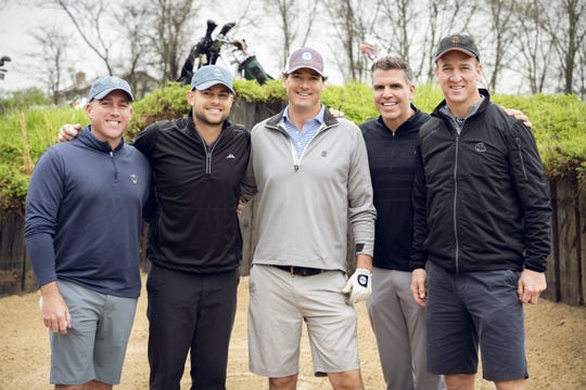 From left, Sweetens Cove owners Tom Nolan, Andy Roddick, Rob Collins, Mark Rivers and Peyton Manning. Owners not pictured include Skip Bronson and Drew Holcomb.
